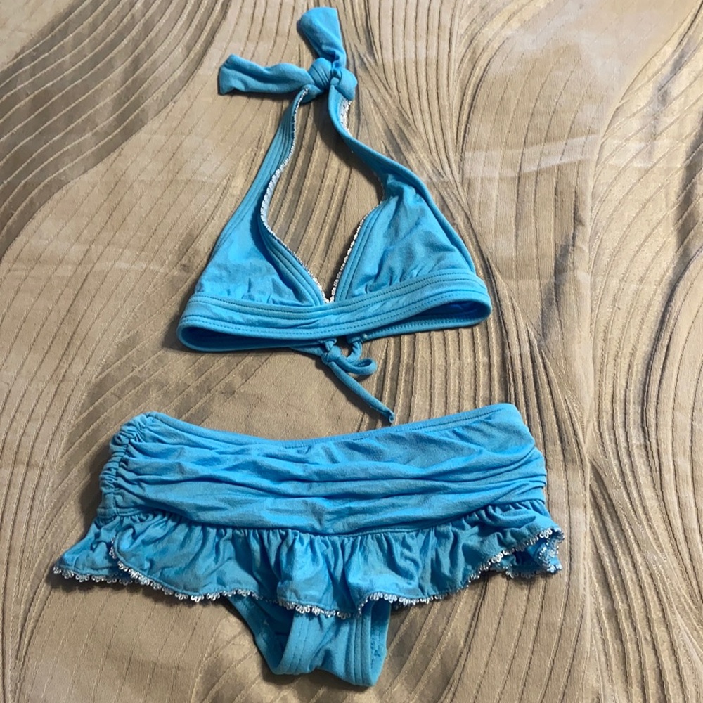 Juicy Couture Beach Baby Skirt Bikini Sz 4